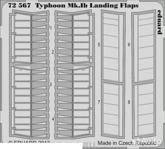 Фототравление Eduard 72567ED 1/72