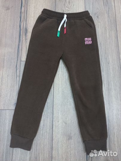 Вельветовые брюки для девочки 134