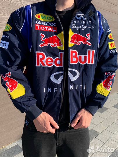 Винтажная гоночная куртка Red Bull