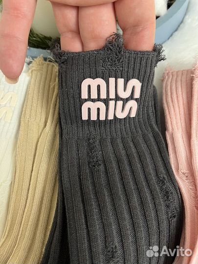 Носки miu miu