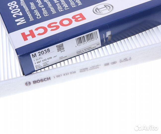 Фильтр воздушный салона opel Zafira B (05) bosch