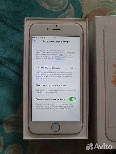 Телефон iPhone 6s на 64гб