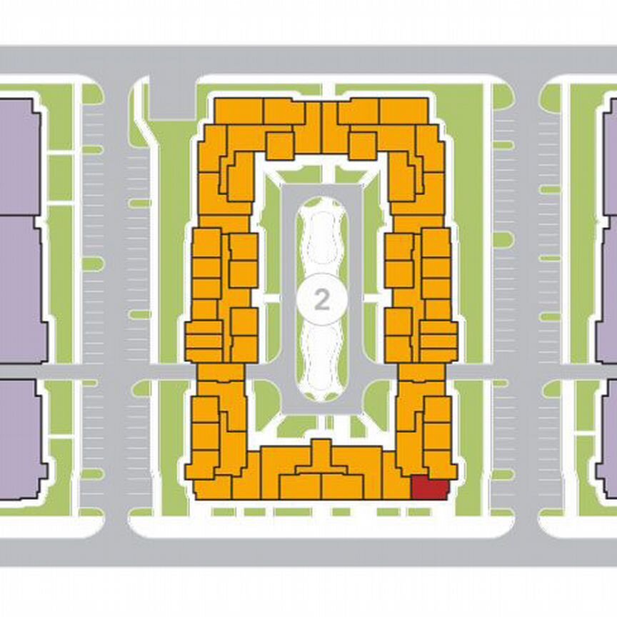 1-к. квартира, 42,9 м², 3/4 эт.