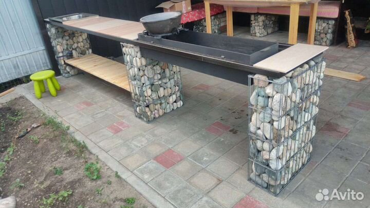 Мангал в стиле хай-тек