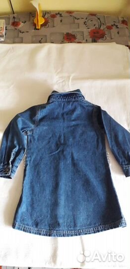 Джинсовое платье для девочки 98