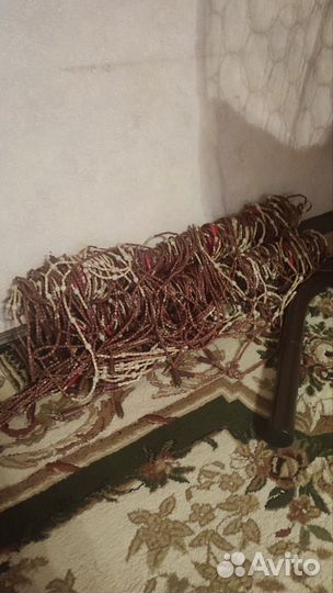 Штора на дверь висюльки