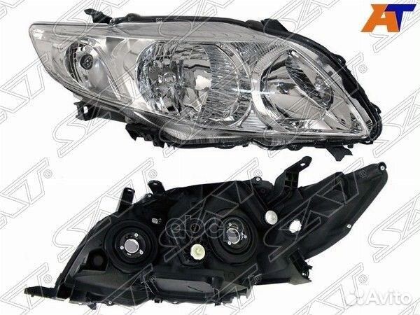 Фара toyota corolla 06-10 RH с электрокорректор