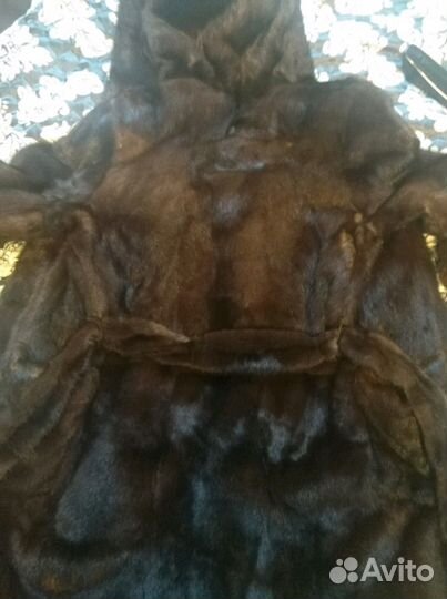 Шуба норка натуральный мех