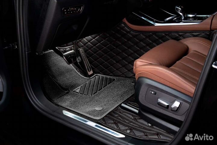 3D Коврики Nissan Patrol из Экокожи