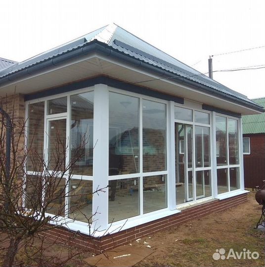 Остекление беседки
