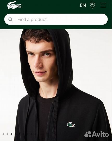 Толстовка Lacoste