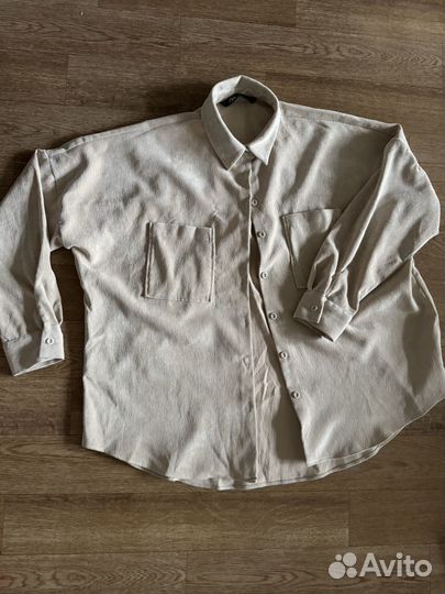 Вельветовая рубашка zara