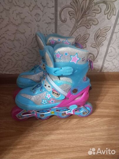 Роликовые коньки детские раздвижные
