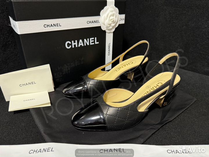 Туфли женские Chanel на каблуке 6.5 см