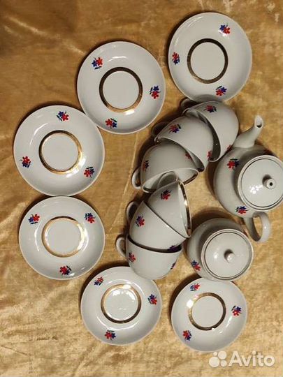 Чайный сервиз СССР Кузяево