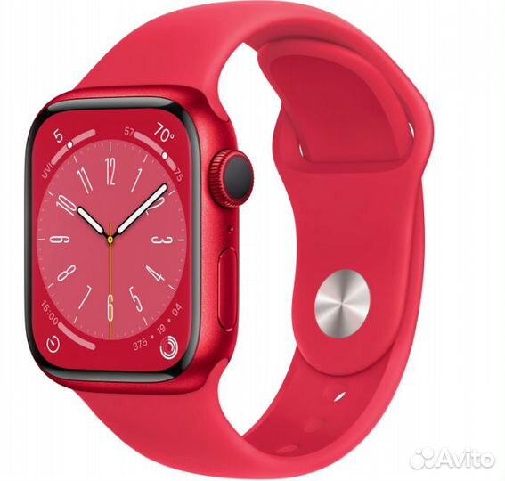 Watch Series 8 41mm Aluminium Case, red + рассрочк