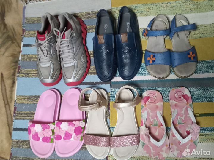 Обувь пакетом,35,38