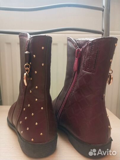 Красивые демисезонные сапожки для девочки, р. 27