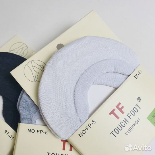 Следки с силиконовой пяткой TF (2 пары)