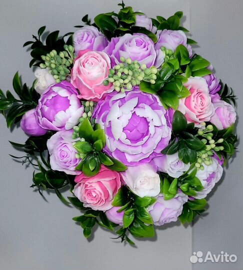 Букет цветов из мыла