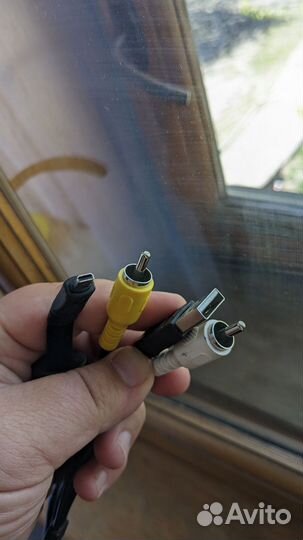 Кабель Micro hdmi - 2 RCA, USB