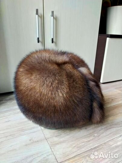 Шапка женская песец новая