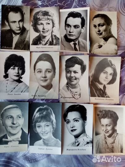 Фотографии артистов времен СССР