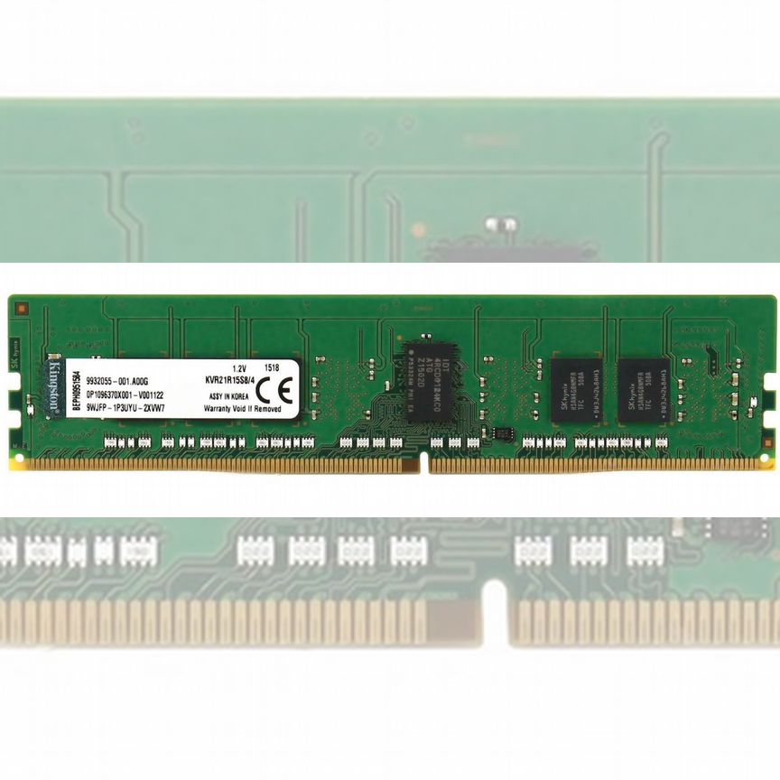 [KVR21R15S8/4] Оперативная Память Kingston Ddriv 4gb Kvr21r15s8/4