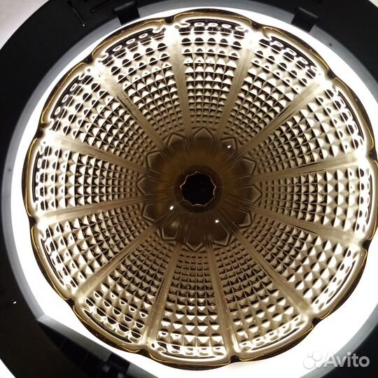 Вазочка Неман Дымчатое Коричневое Стекло