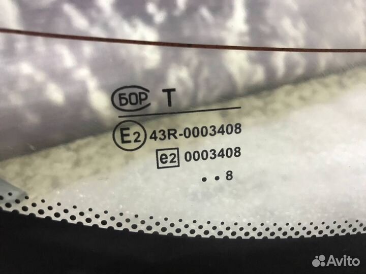 Стекло заднее с обогревом Lanos Ланос Sens Сенс