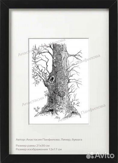 Интерьерная картина графика