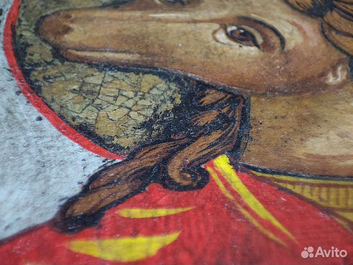 Икона Святого Христофора Псоглавца 19 век