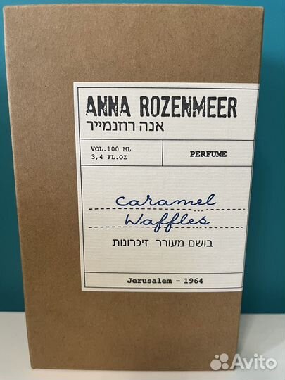 Anna rozenmeer Caramel Waffles, Духи, 100 мл