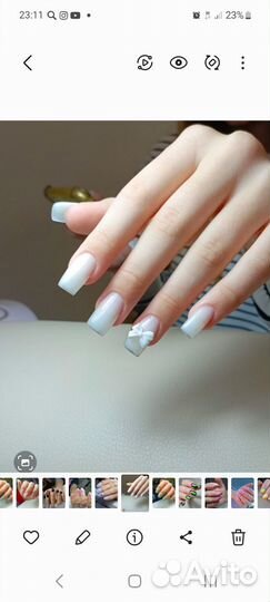 Наращивание ногтей модель