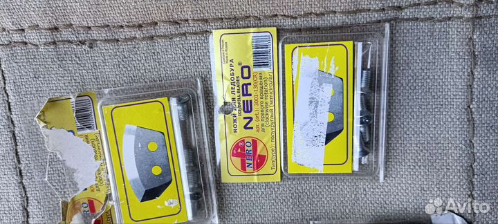 Ножи для ледобура Неро и тонар