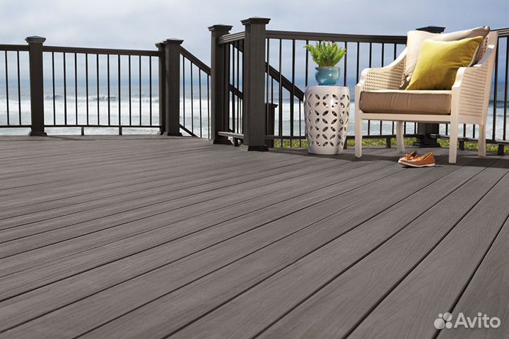 Террасная доска дпк вельвет / браш