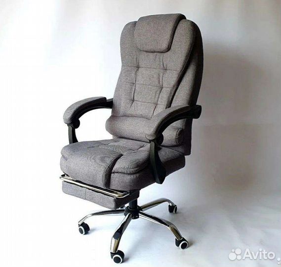 Компьютерное тканевое кресло с массажем