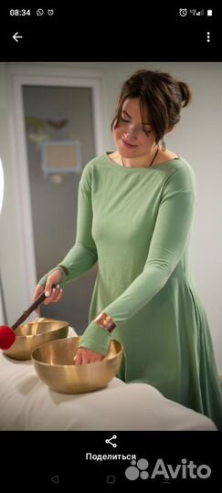 Вибрационный массаж поющими чашами