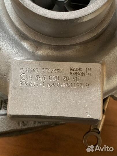 Турбина Mercedes Sprinter 906/646