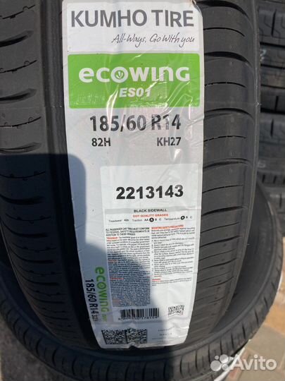 Kumho Ecowing ES01 KH27 185/60 R14 82H