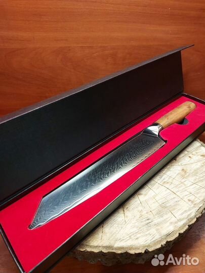 Набор кухонных шеф ножей Дамаск из 3шт
