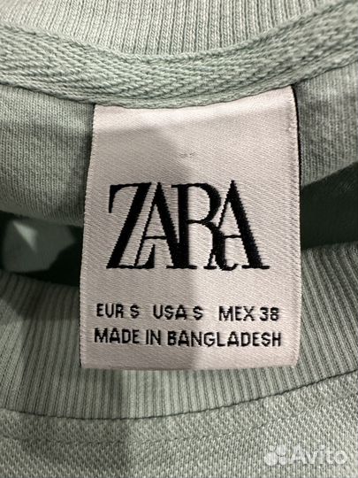 Свитшот zara в отличном состоянии