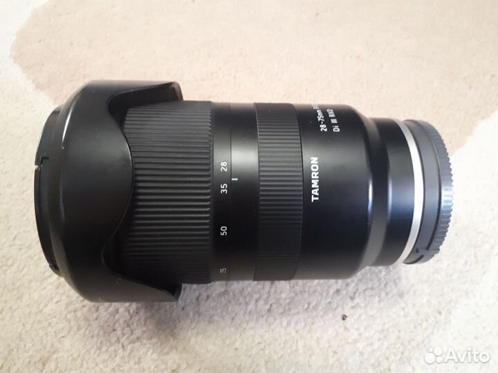 Sony FE tamron 28-75mm f2.8 di iii rxd a036 стекло