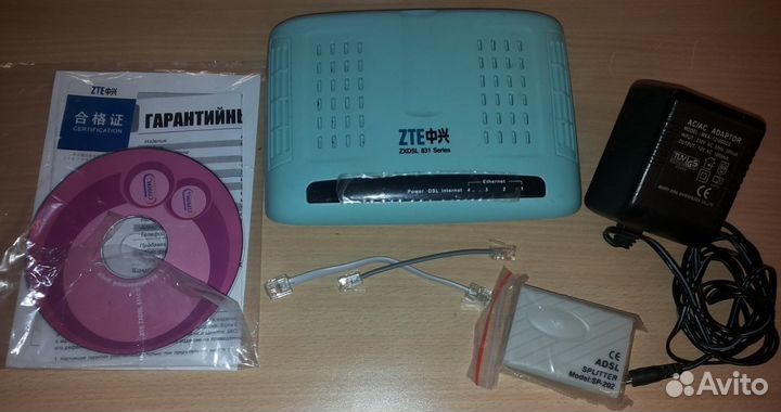 Adsl-роутер ZTE zxdsl83cII (D-link dsl-2500)
