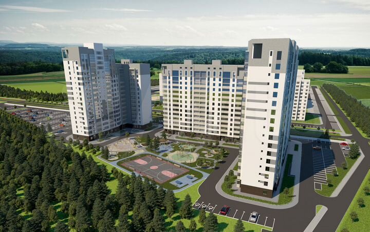 2-к. квартира, 60,3 м², 11/17 эт.