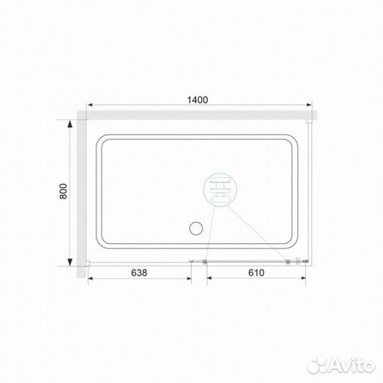 Душевой уголок RGW Stilvoll SV-42-1 140x80