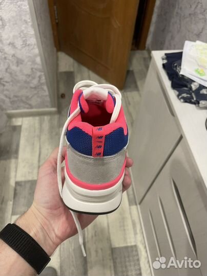 Кроссовки New balance 997h(white/pink/laser blue)