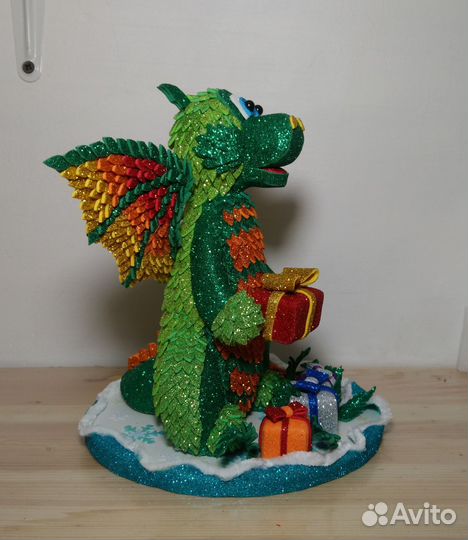Новогодняя поделка Дракоша