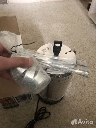 Электрошашлычница новая