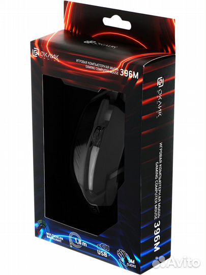 Мышь проводная Oklick 396M